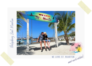 Photo of Philipsburg - We love St Maarten sign and swin - Sint Maarten on All Things Sint Maarten